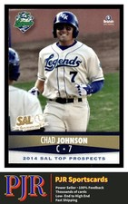 2014 Brandt South Atlantic League #15 Chad Johnson Lexington Legends