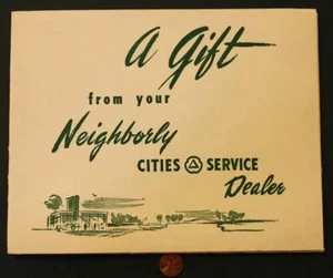 50er Jahre Ära Städte Dienst Gas & Öl altmodisches Auto 3 Fotoset im Ordner COOL- - Bild 1 von 1