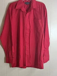 Milano Moda rotes Hemd XL 15-15,5 / 36-37 - klassisch Langarm formell - Bild 1 von 6