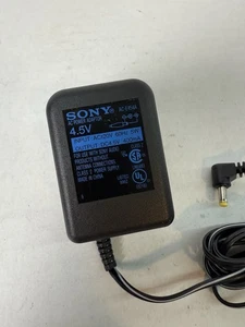 Genuine Sony AC-E454 Discman AC Power Supply Adapter 4.5V 400mA ~ Tested Good - Picture 1 of 4