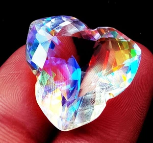 13 To 15 Ct Mystic Quartz Single Loose Gemstone Certified Fancy Cut - Picture 1 of 7