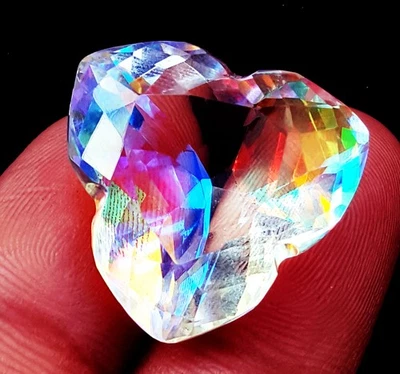 13 To 15 Ct Mystic Quartz Single Loose Gemstone Certified Fancy Cut - Image 1 of 4