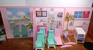 Vintage 1989 Barbie Flight Time Airport Spielset #2801 unvollständig Rarität - Bild 1 von 22