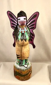Hopi Butterfly Kachina by Alvin Navasie - Picture 1 of 9