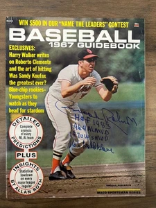 BROOKS ROBINSON Signed 1967 Baseball Magazine Baltimore Orioles HOF Autograph - Picture 1 of 2