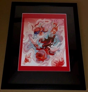 James Jean ltd ed art Eternal Spiral actual clothbound front cover 12x16" frame - Picture 1 of 2
