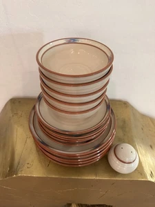 Juego de vajilla 'Raindance' vintage de gres Noritake de 17 piezas - Imagen 1 de 7