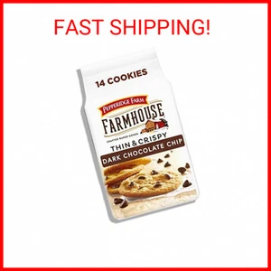 Pepperidge Farm Farmhouse Thin and Crispy Dark Chocolate Chip Cookies, 6.9oz 8ct - Picture 1 of 1