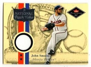 2001 Fleer Platinum Baseball National Patch Time John Smoltz Braves Trikot - Bild 1 von 1