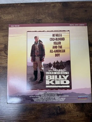 GORE VIDAL'S BILLY THE KID LASERDISC SEALED MINT 1989 VAL KILMER NEW - Image 1 of 2