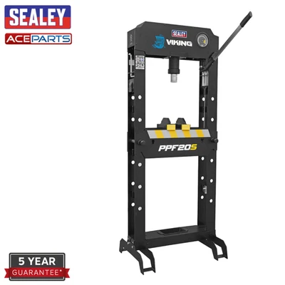 Sealey Viking 20 Ton Hydraulic Press Bench Press Floor Standing Machine Garage - Image 1 of 4