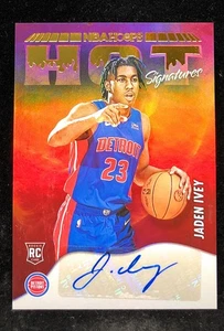 2022-23 Panini NBA Hoops Jaden Ivey Hot Signatures Auto RC Rookie #HSR-JIV - Picture 1 of 2
