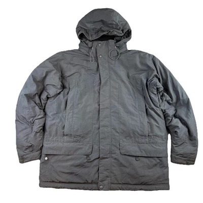 L.L. Bean Men’s Large Gray Hooded Ski Jacket 0BDD2 Snowboarding - Image 1 of 4