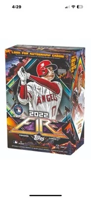 2022 Topps MLB Fire Baseball Trading Card Hobby Box - Image 1 of 4