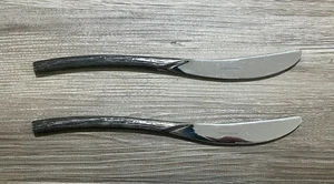 Pair Of Chef & Sommelier FMO08 Black Oak Dessert Knife Knives Cutlery - Picture 1 of 5