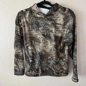 Realtree Camoflauge Hoodie with Built In Baclava Size Large - Picture 1 of 3