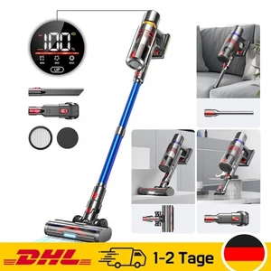 40Kpa/550W Akku Staubsauger kabellos bis 60Min Hand & Stab Ultraleicht beutellos - Bild 1 von 9
