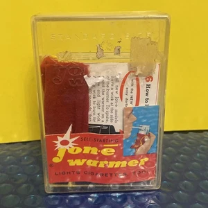 JON-E Self Starting Hand Warmer/Cigarette Lighter & Pouch ~ Vintage 1974 - Picture 1 of 6