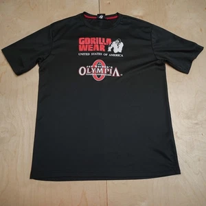Gorilla Wear T-Shirt schwarz Joe Weider Olympia Workout Top Gym Bodybuilding Large - Bild 1 von 8