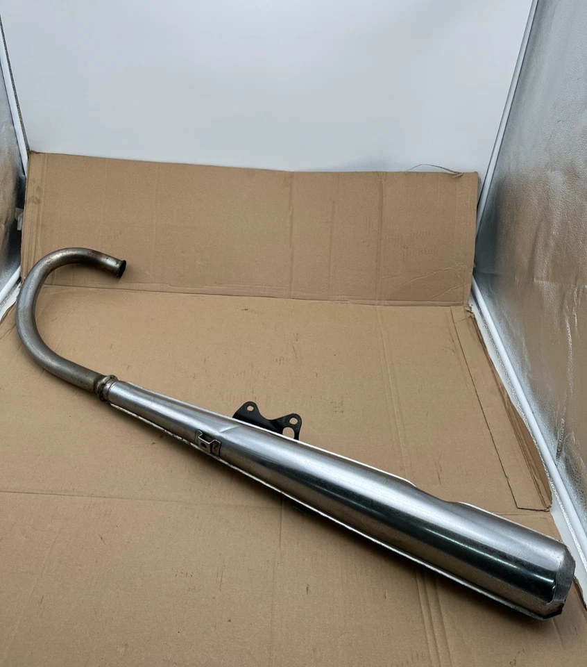 Honda CB200 Auspuff Links Schalldämpfer Endtopf Exhaust CB 200 HM 354 #34030 - Image 1 of 4