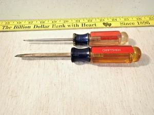 VNG Craftsman 2er Set Flachschlitz 41583 WF-1/4" &41581 WF-3/16" Schraubendreher USA - Bild 1 von 4