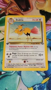 1st Edition Dodrio 34/64 Jungle Regular Uncommon Pokemon TCG 1999 WOTC LP - Picture 1 of 2