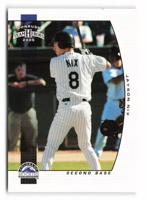 2005 Donruss Team Heroes #368 Jayson Nix Colorado Rockies - Image 1 of 2