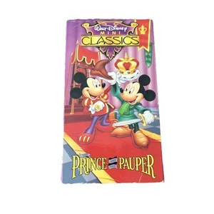 Walt Disney Mini Classics - The Prince and the Pauper (VHS, 1991) - Picture 1 of 4