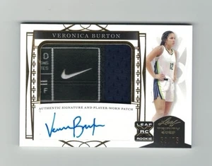 VERONICA BURTON 2023 LEAF Trinity XRC NIKE JUMBO LOGO TAG PATCH AUTO #59/75 WORN - Picture 1 of 2