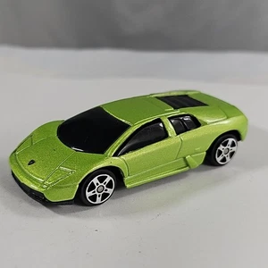 Maisto Lamborghini Murcielago verde chiaro cromato cerchi 5 razze 1:64 auto pressofusa - Foto 1 di 12
