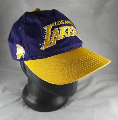 Los Angeles Lakers Sports Specialties Big Logo Vintage Korea Twill Cap Hat OS - Image 1 of 4
