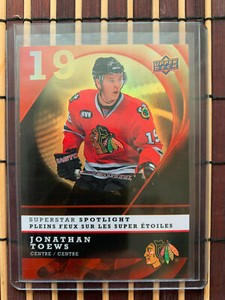 2008-09 McDonalds Upper Deck Superstar Spotlight Jonathan Toews NM-MT #IS3