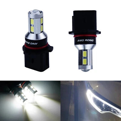 2x P13W PSX26W 8W LED Daytime Running Fog Light Headlight Bulb 6000K Xenon White - Image 1 of 4