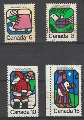 Canada 1973 #625-28 Christmas -Used Set of 4 - Image 1 of 4