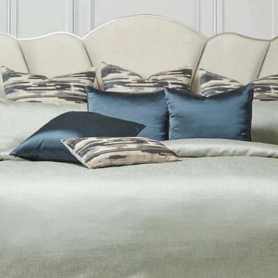 AICO Furniture - Valerie 9 Piece Queen Comforter Set"Mist - BCS-QS09-VALRI-MST - Image 1 of 4