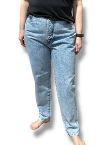 Jeans Forenza vita alta mamma affusolato tg 31 12 stone wash leggero vintage anni 90 - Foto 1 di 7