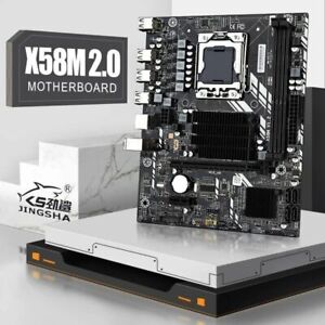 X58M 2.0 LGA 1366 Motherboard For XEON Processor USB2.0 AMD RX Series 1366 X58M