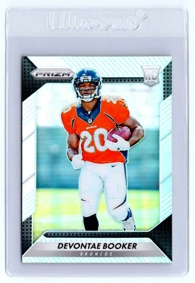 2016 PANINI PRIZM ROOKIE SILVER #252 DEVONTAE BOOKER DENVER BRONCOS - Image 1 of 2