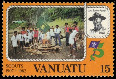VANUATU 337 (SG345) - International Scouting Year "Campfire" (pa93077) Cover