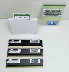 RAM/ Arbeitsspeicher für Server/HP/ 3x4 GB/ PC3-10600R / MT36JSZF51272PZ-1G4F1DD - Bild 1 von 3