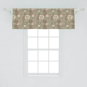 Window Valance Curtain for Kitchen Bedroom Decor with Rod Pocket by Ambesonne - Picture 1 of 1