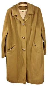 J.J. O'Donnell 100% Cashmere Vintage Overcoat  Coat Women's Size Large READ - Picture 1 of 10
