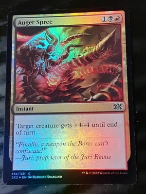 Auger Spree FOIL , Double Masters 2022 , Light play , MTG ,FREE SHIPPING - Image 1 of 3