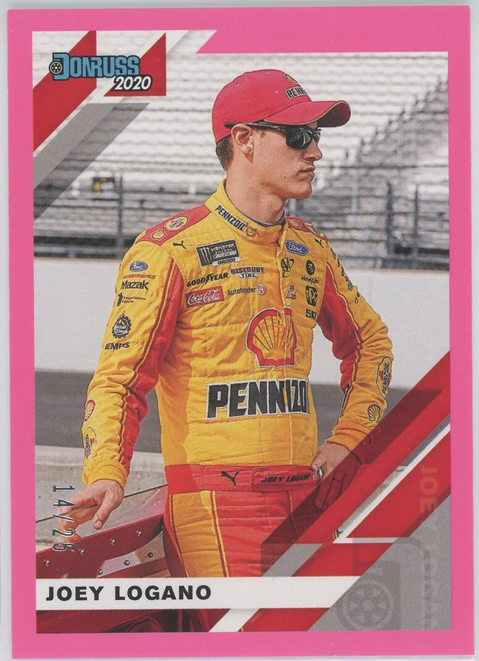 2020 Donruss Pink #39 Joey Logano 14/25 - Image 1 of 1