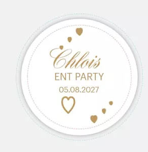 Adesivi personalizzati Ent Party, etichette festa bomboniere sacchetto regalo etichetta adesiva 2" - Foto 1 di 1