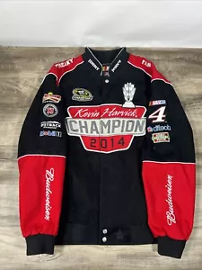 Nascar JH Design Jacket Black Kevin Harvick Championship Jacket Sz XL - Picture 1 of 13