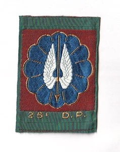 Stoffabzeichen "25. FALLSCHIRMJÄGERDIVISION" (Original) - Bild 1 von 2