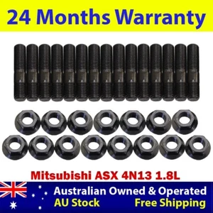 High Tensile Exhaust Manifold&Turbo Stud Kit For Mitsubishi ASX 4N13 1.8L - Foto 1 di 5
