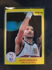 1986 Star Court Kings ALEX ENGLISH card # 12  [card 2]