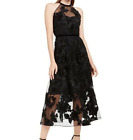 Elie Tahari Womens Myranda Black Embellished Halter Dress NWT Size 4